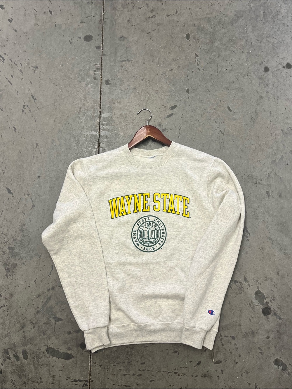 Vintage Wayne State University Champion Crewneck
